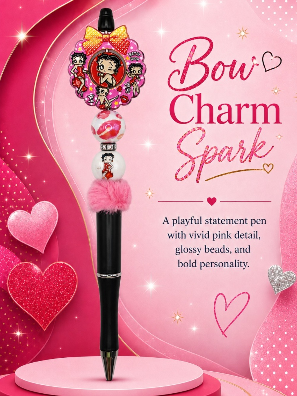 Pink Bow Darling Pen